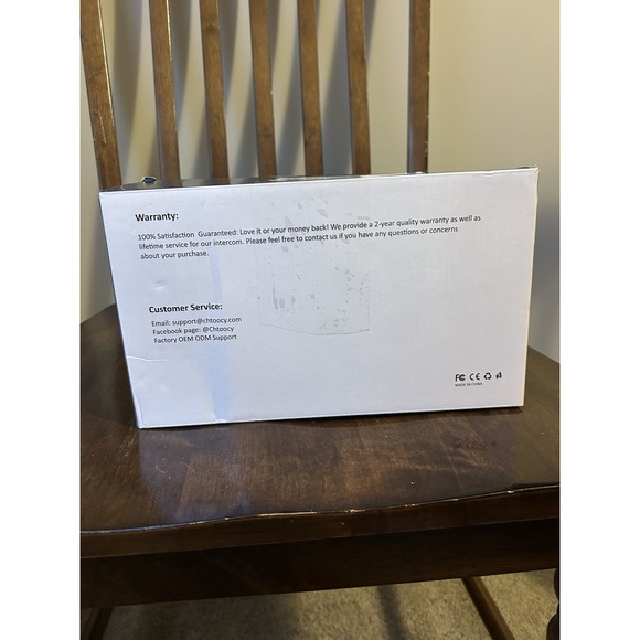 Chtoochy Handheld Wireless Rechargeable Intercom‎ System 4 New C668-P4 - Picture 5 of 9